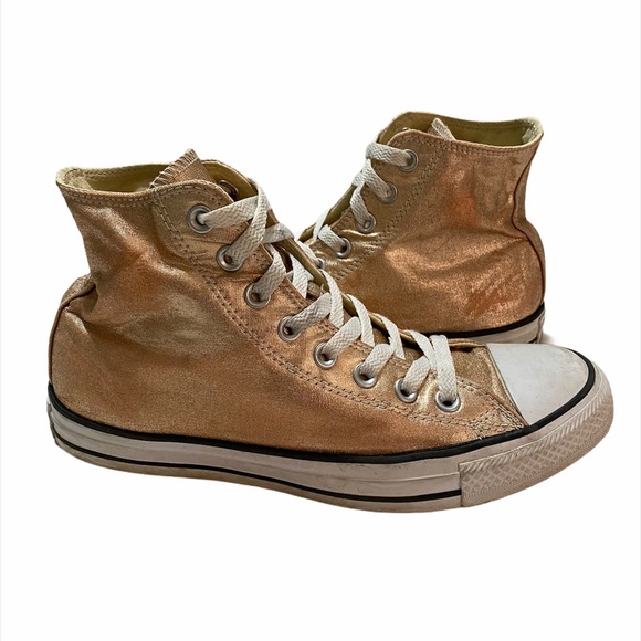 blush high top converse